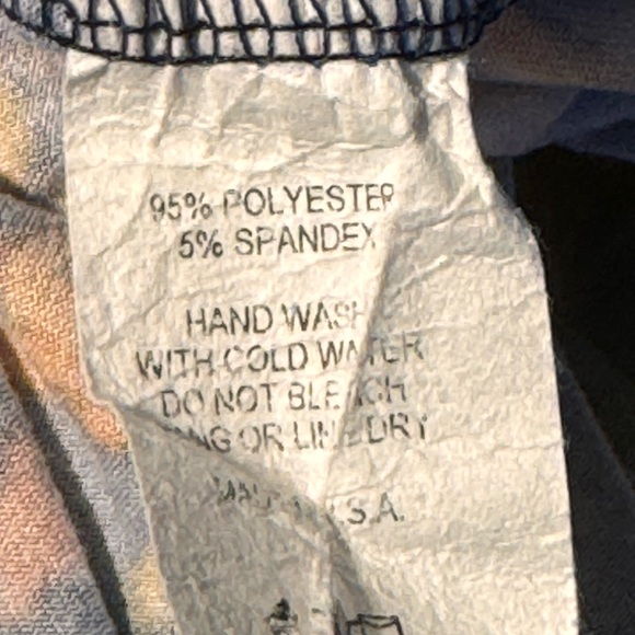 Active Pro Women's Dress Size 2X Blue Floral Crewneck Short Sleeves - Picture 9 of 12